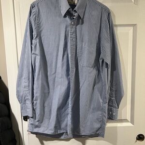 Etienne Aigner Blue and White Striped Men's Shirt never worn